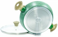 Сотейник «Malachite» со стеклянной крышкой - Фото 1