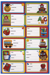 Наклейки школьные универсальные «Школа» - Фото 1