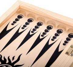 Игра настольная 3 в 1 «Шахматы, шашки, нарды» - Фото 6