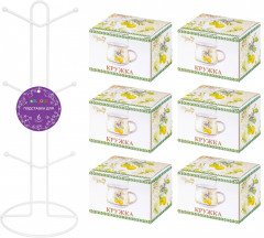 Набор кружек на подставке «Лимоны» - Фото 6