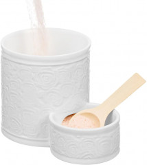 Банка для сыпучих продуктов с ложкой «Розы» - Фото 2