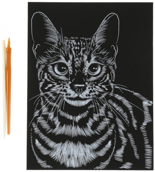 Гравюра «Бенгальская кошка»