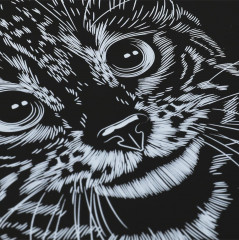 Гравюра «Бенгальская кошка» - Фото 3