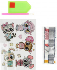 Мозаика алмазная «Милые зверята» - Фото 1