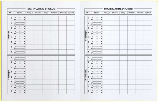 Дневник школьный «Жёлтый неон»