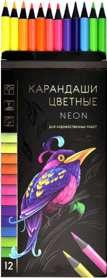 Набор карандашей цветных «Неон»