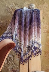 Нежные ажуры. Шали, пуловеры и аксессуары. Крючок - Фото 3