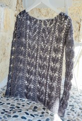 Нежные ажуры. Шали, пуловеры и аксессуары. Крючок - Фото 2