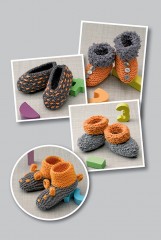 Вяжем домашнюю обувь для взрослых и детей - Фото 1