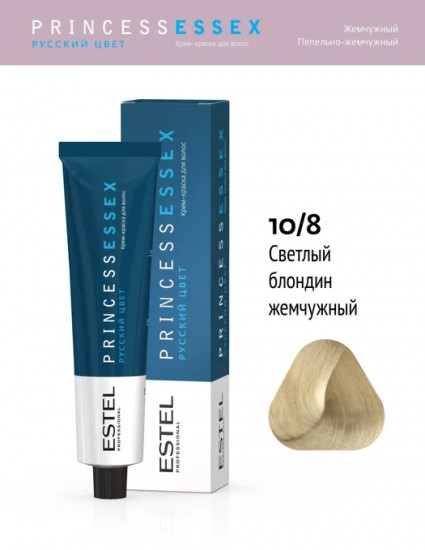 Крем-краска для волос, оттенок 10/8 Светлый блондин жемчужный/жемчужный лед