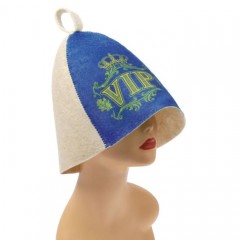 Шапка банная с цветным клином «VIP» - Фото 1