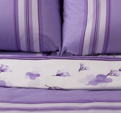 Комплект постельного белья «Лавандовый мотив» (1,5-спальный, поплин, 2 наволочки 70х70) - Фото 2