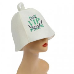 Шапка банная с вышивкой «VIP» - Фото 1