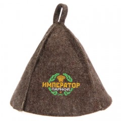 Шапка банная с вышивкой «Император Парной» - Фото 2