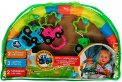 Дуга с погремушками «Синий трактор» - Фото 4