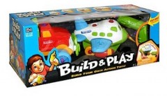 Игровой набор Keenway Build'N'Play Самолет и джип - Фото 1