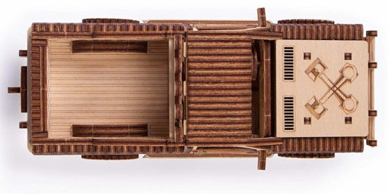 Пазл деревянный 3D «Пикап WT-1500»