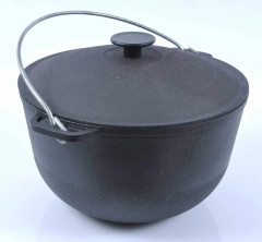 Казан походный с крышкой - Фото 1