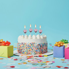 Набор свечей для торта «Сердца на длинных пиках» - Фото 5