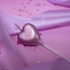 Набор свечей для торта «Сердца на длинных пиках» - Фото 8