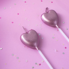 Набор свечей для торта «Сердца на длинных пиках» - Фото 9