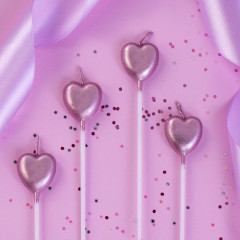 Набор свечей для торта «Сердца на длинных пиках» - Фото 11