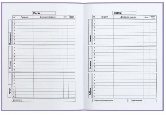 Дневник школьный