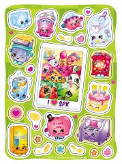 Shopkins. 100 наклеек, малиновый - Фото 1