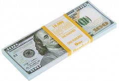 Пачка купюр 100 $ - Фото 2