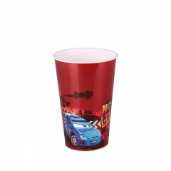 Стакан «Тачки-Дисней» с крышкой и трубочкой (0,5 л) - Фото 1