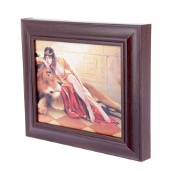 Ключница «Клеопатра со львом», венге - Фото 3