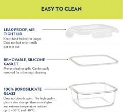 Набор контейнеров пищевых с крышками «Klip n Store» - Фото 16