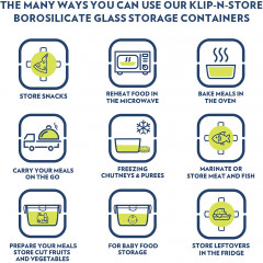 Набор контейнеров пищевых с крышками «Klip n Store» - Фото 18
