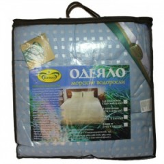 Одеяло «Бэлио» (евро, морские водоросли, 200х200 см, чехол: тик), облегченное - Фото 1