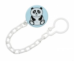 Прищепка для пустышки с цепочкой «Мишутка» - Фото 1