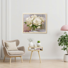 Картина по номерам «Нежные пионы» - Фото 1