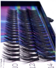 Пучки для наращивания ресниц, изгиб J 40D, 10, 12, 14 мм - Фото 2