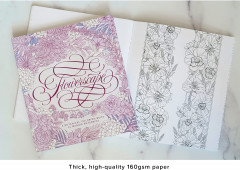 Flowerscape: A Botanical Coloring Book - Фото 1