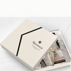 Комплект постельного белья «Нежные чувства» (арт. 3-17, 2-спальный, сатин-жаккард, 2 наволочки 70х70, 2 наволочки 50х70) - Фото 1