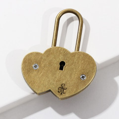 Замок свадебный с ключом «Ты и Я = Семья» - Фото 4