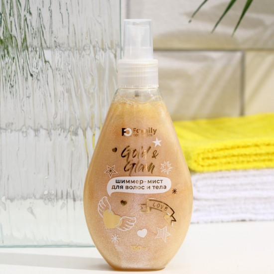 Мист для волос и тела «Gold & glam»