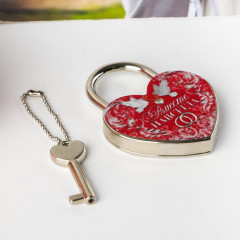 Замок свадебный с ключом «Вместе навсегда» - Фото 2