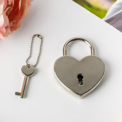 Замок свадебный с ключом «Вместе навсегда» - Фото 3