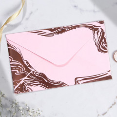 Приглашение на свадьбу с конвертом «Мрамор» - Фото 9