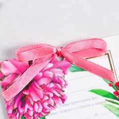 Приглашение на свадьбу с конвертом «Весеннее настроение» - Фото 4