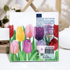 Набор салфеток бумажных «Море тюльпанов» - Фото 1