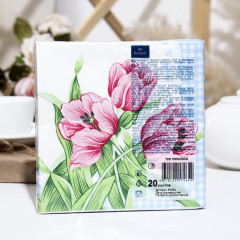 Набор салфеток бумажных «Три тюльпана» - Фото 1