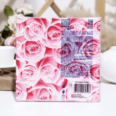 Набор салфеток бумажных «Розовые розы» - Фото 1