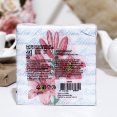 Набор салфеток бумажных «Лилии» - Фото 1