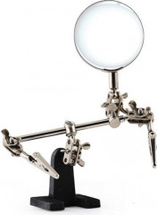 Зажим для пайки с лупой - Фото 1